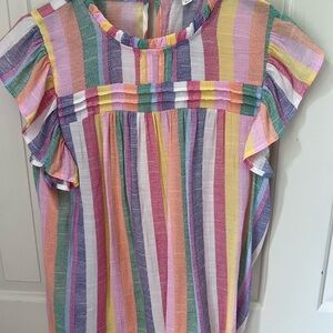 Boutique “mine” multi-colored blouse M/L